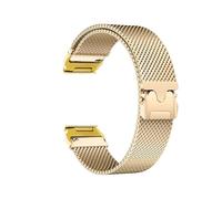 Cinturino in acciaio inossidabile for Garmin Fenix 8 E 7X 7 Pro Fenix 6X 5X 5Plus Tactix 7 Forerunner 965 955 Cinturino ad adattamento rapido(Gold,For Feinx6X 6XPro)