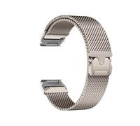 Cinturino in acciaio inossidabile for Garmin Fenix 8 E 7X 7 Pro Fenix 6X 5X 5Plus Tactix 7 Forerunner 965 955 Cinturino ad adattamento rapido(Titanium colour,For Feinx7X 7XPro)