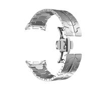 Cinturino in acciaio inossidabile for Samsung Galaxy Watch 8 40 44mm Ultra 2 Correa Strap for Galaxy Ultra 47mm/8Classic Watchband(Silver,For Watch 8 Classic)