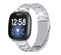 Cinturino in acciaio inossidabile Limque compatibile con Fitbit Versa 4 / Fitbit Sense 2 / Fitbit Versa 3 / Fitbit Sense, cinturini regolabili in