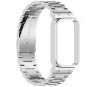 Cinturino in acciaio inossidabile per Xiaomi Band 9 Active e Redmi Band 3 Silver