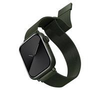 UNIQ Dante - Cinturino per Apple Watch 41/40/38 mm, colore: Verde caccia, Verde caccia