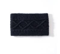 Cinturino in cashmere a maglia autunno inverno donna, tessura a maglia semplice, cinturino per capelli pi ù spesso e più ampio, resistente al vento