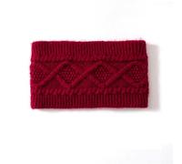 Cinturino in cashmere a maglia autunno inverno donna, tessura a maglia semplice, cinturino per capelli pi ù spesso e più ampio, resistente al vento