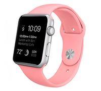 Cinturino in caucciù rosa freddo per Apple Watch 42/44 mm serie 1/2/3/4/5