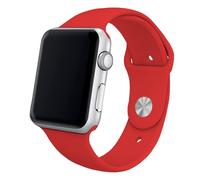 Cinturino in caucciù rosso freddo per Apple Watch Watch 38/40mm serie 1/2/3/4/5/6/SE