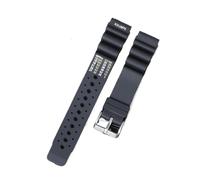 Cinturino In Gomma E Silicone Limits Diver Adatto Fit For Citizen, For Promaster For Seiko Water Ghost, Sportivo In Resina(Black-steel ring,24mm)