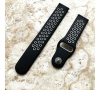 Cinturino In Gomma Nero E Grigio Per Garmin Approach S50, S44, S40 E D2 AIR -B20