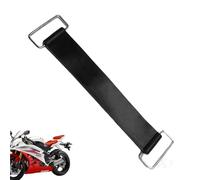 Cinturino in Gomma per Batteria, Cinghia di Fissaggio della Batteria, Cinturino Elastico Antiscivolo in Gomma, Fasciatura Supporto Fisso per Maggior Parte delle Motociclette e Scooter, 17.5 x 2.5 cm