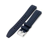 Cinturino in gomma StrapXPro compatibile con Seiko New Monster 4a generazione SBDY035 SRPD25, blu, Taille homme, Rubino stellato