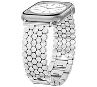 Cinturino in Metallo a Nido d’Ape per Apple Watch 38/40/41/42/44/45/46/49 mm - Bracciale Elegante da Donna Compatibile con iWatch Serie 11 10 9 8 7 6 5 4 3 2 1 Ultra SE