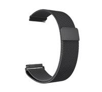 Cinturino In Metallo Adatto For Garmin Vivoactive 3, 4 E 4s, For Venu 2, 2s 3s, Bracciale SQ 645 For In Maglia Milanese(Black,20mm Strap)