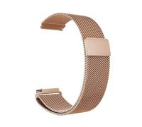 Cinturino In Metallo Adatto For Garmin Vivoactive 3, 4 E 4s, For Venu 2, 2s 3s, Bracciale SQ 645 In Maglia Milanese(Rose Gold,18mm Strap)