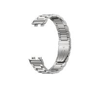 Cinturino in metallo compatibile con Huawei Band 10: elegante e resistente Silver