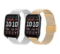 Cinturino in metallo compatibile per Garmin Venu X1 da 24 mm, cinturino in acciaio inox per Garmin Venu X1, per uomini e donne, Mittelgroße, Acciaio inossidabile, Nessuna pietra preziosa