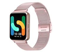 Cinturino in metallo compatibile per Samsung Galaxy Fit 3 Bracciale per donne e uomini, in acciaio inox a rete regolabile per Samsung Galaxy Fit 3 SM-R390, Größe L