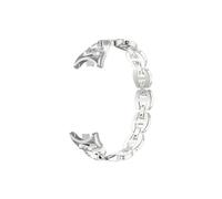 Cinturino in metallo con diamanti adatto for cinturino Mi Band 8 adatto for Xiaomi Mi Band 8 NFC Smartband accessori cinturino adatto for braccialetti Miband 8 ( Color : Silver , Size : For Xiaomi Mi