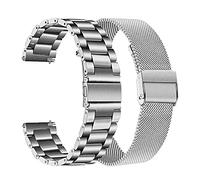 Cinturino in metallo da 22 mm per Blackview/IOWODO W70 Pro/W50 Pro/W60/W50/W30/W20/X5/X1, in acciaio inox per Blackview/IOWODO/Baolubao R30 Max, Mittelgroße, Metallo, Nessuna pietra preziosa