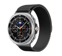 Cinturino in metallo milanese per Samsung Galaxy Watch 8, 40 mm, 44 mm, 8 Classic 46 mm, uomo/donna, cinturino magnetico in acciaio inossidabile con un clic senza spazi per Samsung Galaxy Watch 8