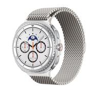 Cinturino in metallo milanese per Samsung Galaxy Watch 8, 40 mm, 44 mm, 8 Classic 46 mm, uomo/donna, cinturino magnetico in acciaio inossidabile con un clic senza spazi per Samsung Galaxy Watch 8