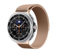 Cinturino in metallo milanese per Samsung Galaxy Watch 8, 40 mm, 44 mm, 8 Classic 46 mm, uomo/donna, cinturino magnetico in acciaio inossidabile con un clic senza spazi per Samsung Galaxy Watch 8