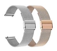 Cinturino in metallo per Garmin Vivoactive 6/Vivoactive 5/Vivoactive 3/Venu SQ/Venu SQ 2/Venu 2 Plus, cinturino in metallo per Garmin Forerunner 55/165/245/645, Medium, Metallo, Non pietra preziosa