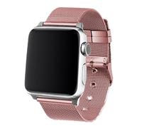 Cinturino in metallo rosa freddo per Apple Watch serie 42/44/45mm 1/2/3/4/5/6/7/SE