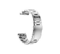 Cinturino in metallo titanio adatto for Garmin Fenix 8 E 47mm 8X 51mm 7 7X 6 6X 5 5X Plus/Epix Pro Gen 2/Enduro 3 QuickFit 26mm 22mm Watch Band(Silver,QuickFit 22mm)