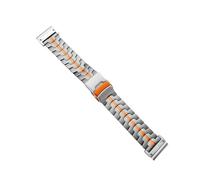 Cinturino in metallo titanio da 26 mm for Garmin Fenix 8/5X/5XPlus/6X/6XPro/7x/7XPro Orologio con cinturino in metallo QuickFit 3HR Tactix Epix Gen2 Band(Titanium orange,For Fenix8 51mm)