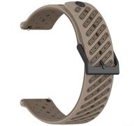 Cinturino in morbido silicone compatibile con Suunto Race 2 Run Race S Vertical 9 Peak Pro 5 Peak Sport Band traspirante nero 22 mm (marrone)