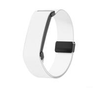 Cinturino in nylon a distrazione minima per Fitbit Air, incentrato sulla funzionalità e sull'esperienza di usura ininterrotta (bianco)