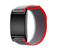 Cinturino in nylon a prova di abrasione, cintura a prova di sudore, lunghezza regolabile, incontro d'affari, abbigliamento casual, 2 pezzi, fasce regolabili per il fitness, Rosso e Grigio