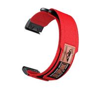 Cinturino in nylon a sgancio rapido da 22 mm e 26 mm for Garmin Fenix 7X, 8, 7 Pro, 6X, 6, 5X, 5Plus, Tactix, Forerunner 965, 955, Enduro, 3, 2 Loop Band. accessori(Bright red,22mm-Epix Pro 47mm)
