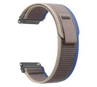 Cinturino In Nylon Adatto For HaiWei Galaxy Watch 7 6 5 4 40mm 44mm Classic/Active/Gear S3 Frontier 20mm 22mm Sport Loop For Amazfit GTS 3(Trail- Blue Gray,22mm)