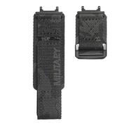 Cinturino in nylon compatibile con Amazfit T-Rex 2, cinturini di ricambio compatibili TRex Cambo(131HTRex2-BLK,M(160-200mm))