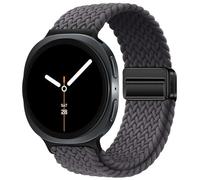 Cinturino in nylon con chiusura magnetica per Samsung Galaxy Watch 8/8 Classic Loop, grigio