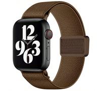 Cinturino in nylon con fibbia magnetica compatibile con Apple Watch per uomo e donna, adatto per sport, tempo libero, comodo, elastico, morbido, traspirante, regolabile, compatibile con Apple Watch 38