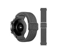 Cinturino in nylon da 20 mm per Huawei, Xiaomi, Garmin, Samsung Grey