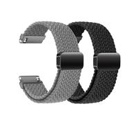 Cinturino in nylon da 22 mm, elastico con chiusura magnetica, per Samsung Galaxy Watch 3 45 mm/Galaxy Watch 46 mm/Gear S3 Classic/Frontier/Vivoactive 4, smartwatch per uomo e donna, 22mm, Nylon