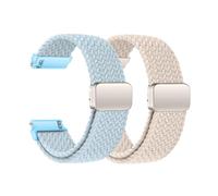 Cinturino in nylon da 22 mm, elastico con chiusura magnetica, per Samsung Galaxy Watch 3 45 mm/Galaxy Watch 46 mm/Gear S3 Classic/Frontier/Vivoactive 4, smartwatch per uomo e donna, 22mm, Nylon