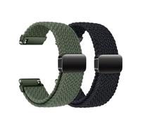 Cinturino in nylon da 22 mm, elastico con chiusura magnetica, per Samsung Galaxy Watch 3 45 mm/Galaxy Watch 46 mm/Gear S3 Classic/Frontier/Vivoactive 4, smartwatch per uomo e donna, 22mm