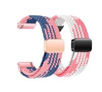 Cinturino in nylon da 22 mm, elastico con chiusura magnetica, per Samsung Galaxy Watch 3 45 mm/Galaxy Watch 46 mm/Gear S3 Classic/Frontier/Vivoactive 4, smartwatch per uomo e donna, 22mm, Nylon