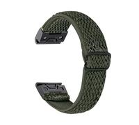Cinturino in nylon elastico da 20 mm for Garmin Fenix 7S 6S Pro 5S Plus Cinturino sportivo in tessuto for Garmin Fenix 8 43mm cinturino(Army green,20mm Fenix 7S)
