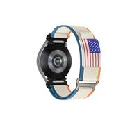 Cinturino in nylon for orologi Adatto for Samsung Galaxy Watch 4 5 6 /5pro/ 6Classic 4classic senza spazi vuoti Correa(New Orange Beige,For Galaxy Watch 4 44mm)