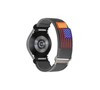 Cinturino in nylon for orologi Adatto for Samsung Galaxy Watch 4 5 6 /5pro/ 6Classic 4classic senza spazi vuoti Correa(New Black Gray,For Galaxy Watch 4 44mm)