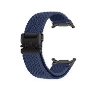 Cinturino in nylon for Samsung Galaxy Watch 7 Ultra 47 mm, cinturino sostitutivo for GALAXY ULTRA, braccialetto sportivo intrecciato. accessori(Dark Blue black)