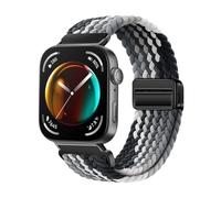 Cinturino in nylon intrecciato for Huawei Watch Fit 3 4 4Pro, Band sportivo for Huawei Fit4/Fit4pro, cinturino traspirante sostitutivo(Dark Chocolate,For Fit 4 Pro)