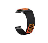 Cinturino in nylon intrecciato per Garmin Fenix 8 Black 22 mm