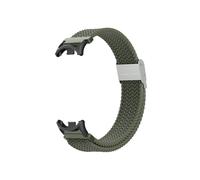 Cinturino in nylon intrecciato per Xiaomi Mi Band 8/9 Green