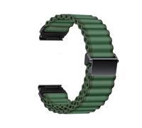 Cinturino in nylon Ocean Loop da 20 22 26mm for Garmin Watch Fenix 5 5S 6 Plus 7 Pro 7S 7X 8 AMOLED 43 47 51 Enduro 2 3 Band(Green,For Fenix6X 6XPro)